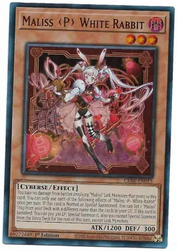 Maliss White Rabbit CRBR-EN015 YuGiOh Crossover Breakers - Image 1