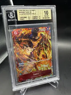 One Piece Sabo SR OP05-007 BGS 10 Pristine Illustration Box Vol.5 🔥 - Image 1