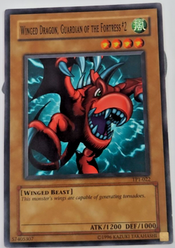 Winged Dragon Guardian of The Fortress #2 TP1-022 Yugioh Trading Card Game - Image 1