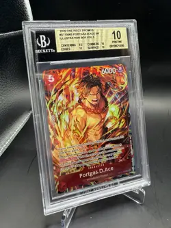 One Piece Portgas D. Ace SR ST15-005 BGS 10 Pristine Illustration Box Vol.5 🔥 - Image 1