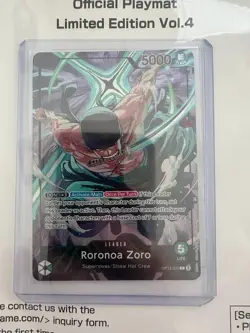 NEW & SEALED One Piece - English Official Limited Ed. Vol.4 Playmat + Promo - Image 5