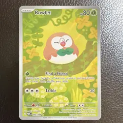 Nintendo Pokemon TCG Rowlet Card 090/088 Basic Grass Regular 2026 English - Image 1