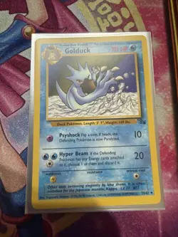 Golduck 35/62 - Fossil - Pokemon - LP Card - Image 1