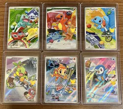 Pokemon TCG First Partner Card Lot - 6 Cards NM - Charmander Bulbasaur Squirtle - Image 1