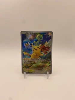Pokemon Pikachu SVP 27 Paldea Evolved Black Star Promo Card - Image 1