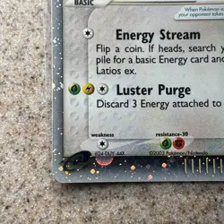 Latios ex 94/97 Ultra Rare Holo EX Dragon 100 HP Pokemon Card 2003 - Image 2