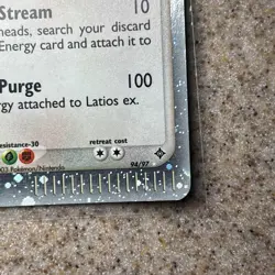 Latios ex 94/97 Ultra Rare Holo EX Dragon 100 HP Pokemon Card 2003 - Image 5