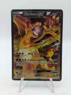 Charizard EX Pokemon Card 180 HP Wing Attack Combustion Blast - Image 1