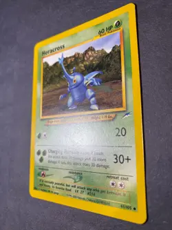 Heracross 41/105 Neo Destiny Pokemon Card TCG RARE - Image 3