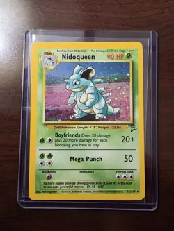 Nidoqueen 12/130 Holo Base Set 2 Pokemon Card WOTC LP! - Image 1
