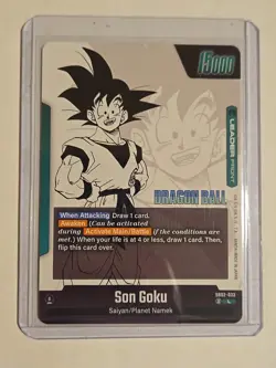 Son Goku SB02-033 Silver Leader Manga Booster 02 Dragon Ball Card English - Image 2