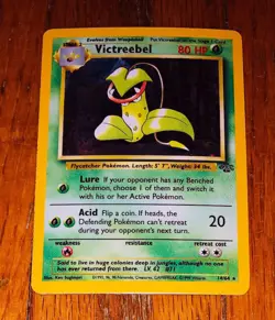 Pokemon Victreebel Holo Foil 14/64 Jungle Set Rare 1999 Trading Card Unplayed - Image 2
