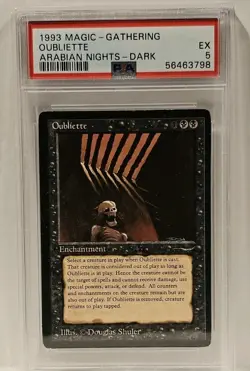Maguc The Gathering - Arabian Nights - Oubliette - PSA 5 EX VINTAGE '93 - Image 2