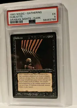 Maguc The Gathering - Arabian Nights - Oubliette - PSA 5 EX VINTAGE '93 - Image 3