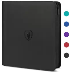 Premium Zip Card Binder 12 Pocket, 912 Pockets Trading Card Binder, PU Zipper... - Image 1