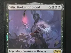 MTG Vilis Broker of Blood FOIL M20 Core Set 2020 Lightly Played EDH Commander - Image 3