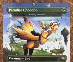 Magic the Gathering Final Fantasy Paradise Chocobo 483 - Foil Borderless - Image 2
