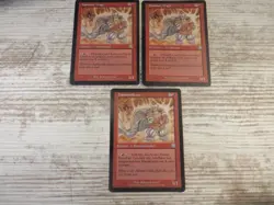 3x Hammer Mage - Nemesis - NM/EX - 2x English 1x German - OOP MTG - Image 1