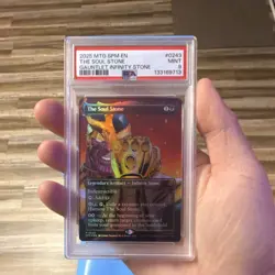 Magic: The Gathering The Soul Stone Marvel's Spider-Man 2025 PSA 9 Foil - Image 1