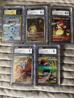 🔥 Pokemon CGC Slab Lot! 5 Different Cards English & Japanese Pristine 10 🔥 - Image 1