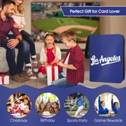 Baseball Card Binder With Sleeves 400 Pocket, Los Angeles Card Holder for Tra... - Image 4