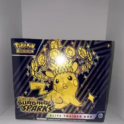 Pokemon Scarlet & Violet Surging Sparks Elite Trainer Box English 2024 - Image 1