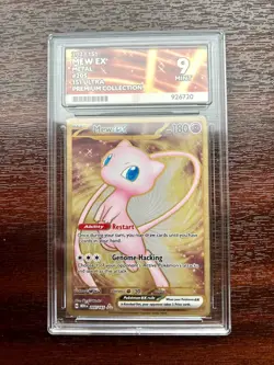 Mew ex Metal 205/165 Ace 9 151 Gold Full Art Graded Pokemon Card Secret Rare - Image 1