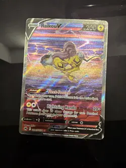 Pokemon TCG Raikou V GG41/GG70 Crown Zenith Ultra Rare Full Art Holo -LP - Image 1
