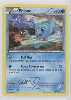 Phione Pokemon Black & White Legendary Treasures #36 - Image 1