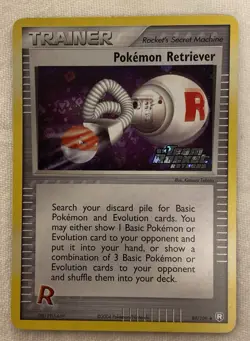 Pokemon Retriever 84/109 EX Team Rocket Returns Reverse Holo Stamp NP/NM - Image 5