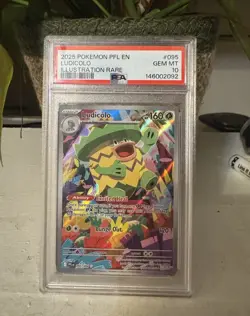 Pokemon Ludicolo Illustration Rare Holo 095/094 Phantasmal Flames PSA 10 English - Image 1
