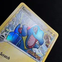 Pokemon Totodile 67/101 Dragon Frontiers Reverse Holo Common 40HP Basic English - Image 5