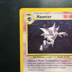 Pokemon Vintage Holo Haunter 6/62 Fossil 1999 Wizards Of The Coast - Image 2