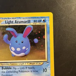 Pokemon Neo Destiny Holo Rare Vintage TCG Foil Light Azumarill 13/105 WotC - Image 3