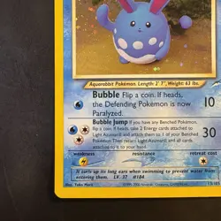 Pokemon Neo Destiny Holo Rare Vintage TCG Foil Light Azumarill 13/105 WotC - Image 5