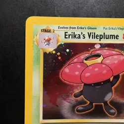 Pokemon Vintage Holo Erika's Vileplume 005/132 Gym Heroes Wotc 2000 - Image 2