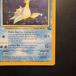 Vintage Pokemon Holo Rare Lapras 10/62 Fossil Wotc 1999 - Image 4