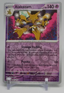 Alakazam 082/167 Reverse Holo Rare Twilight Masquerade Pokemon TCG English 2024 - Image 1