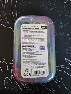 Prismatic Evolutions Mini Tin - Flareon Art - Sealed Brand New - Pokemon TCG - Image 2