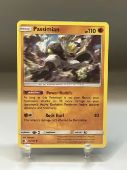 Pokemon Misaligned Print Layer Misprint Error Passimian 70/156 Ultra Prism - Image 2