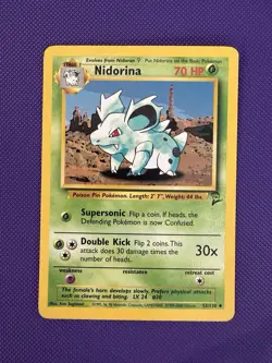 Pokemon - Base Set 2 - Nidorina 053/130 - Uncommon NM - Image 1