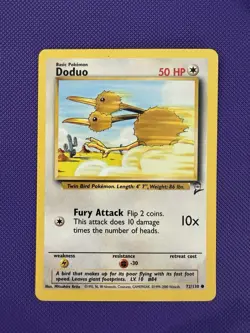 Pokemon TCG Base Set 2 Doduo 072/130 - Image 1