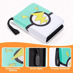 Card Binder 4-Pocket, Trading Card Collector with 50 Removable Sleeves, 400 C... - Image 2