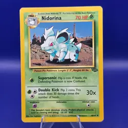 Nidorina 40/64 Jungle Set Uncommon Regular Pokemon MP - Image 1