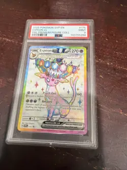 ESPEON EX POKEMON SVP175 2025 SVP PROMOS PRE PREMIUM FIGURE COLL ENGLISCH PSA 9 - Image 1