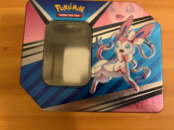 Empty Pokemon TCG Tin - Sylveon - V Heroes 2022 - Image 1