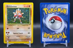 Hitmonchan 7/102 Holo Rare Base Set Unlimited Pokemon English WOTC MP - Image 3