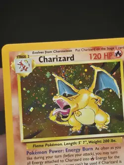 🔥 Perfect Mouth Swirl! 🔥 Charizard Base Set 2 Pokemon Holo 4/130 wotc - Image 3