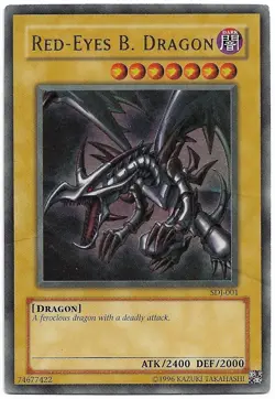 Red-Eyes Black Dragon SDJ-001 YuGiOh Starter Deck: Joey [Damaged] - Image 1