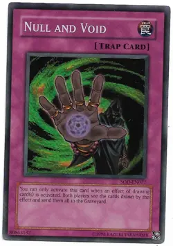 Null and Void SOD-EN057 YuGiOh Soul of the Duelist - Image 1